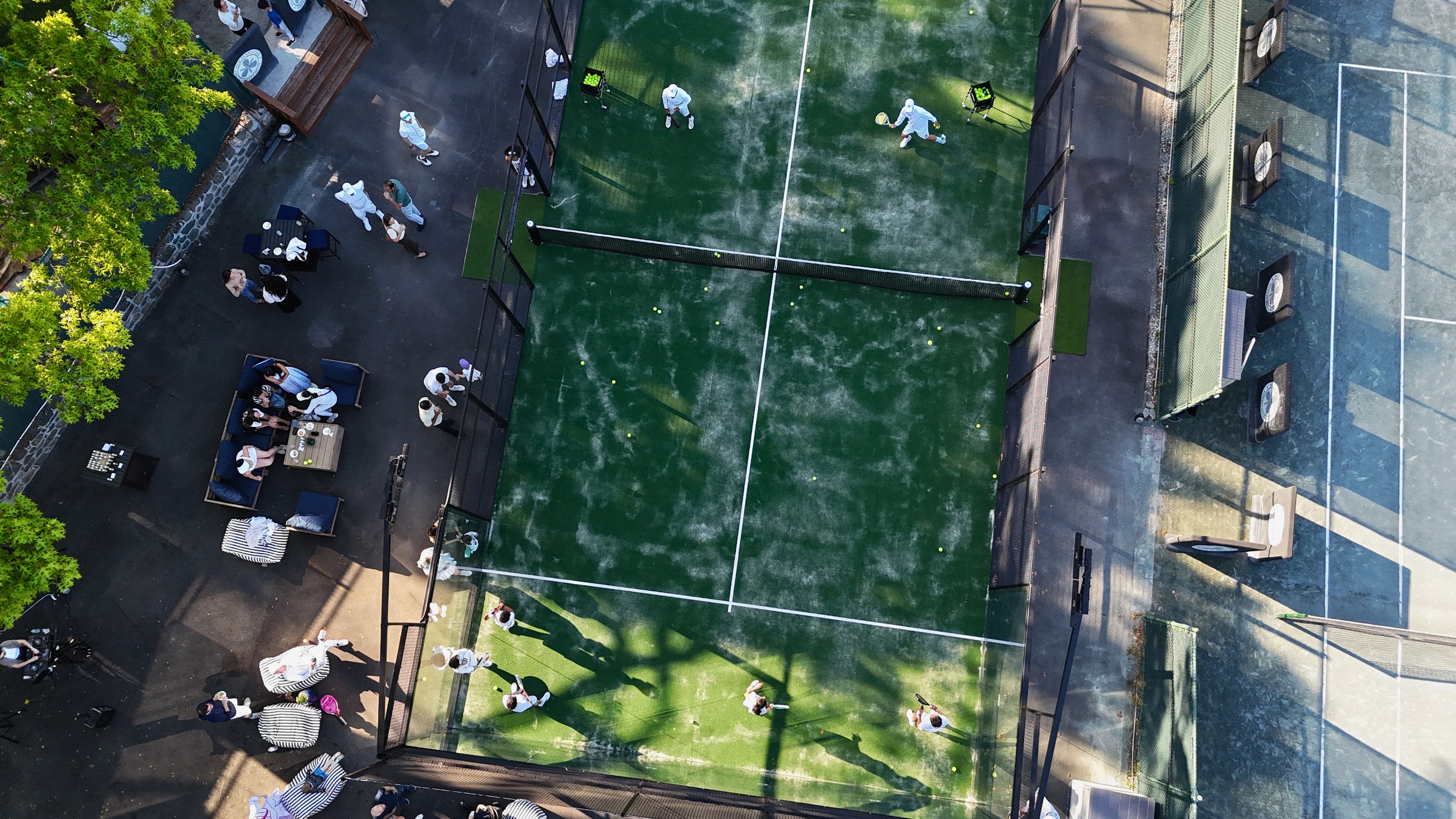 West Side Tennis Club's brand-new padel court