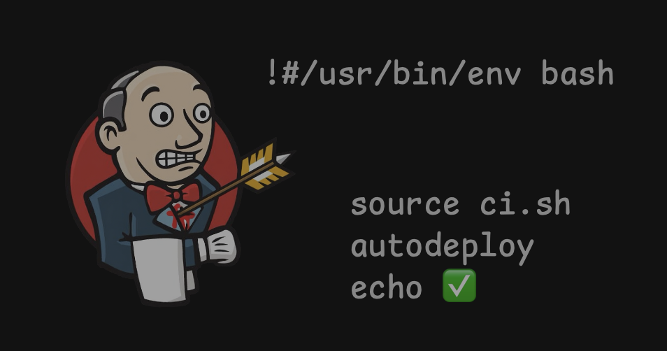 You don't need Jenkins
