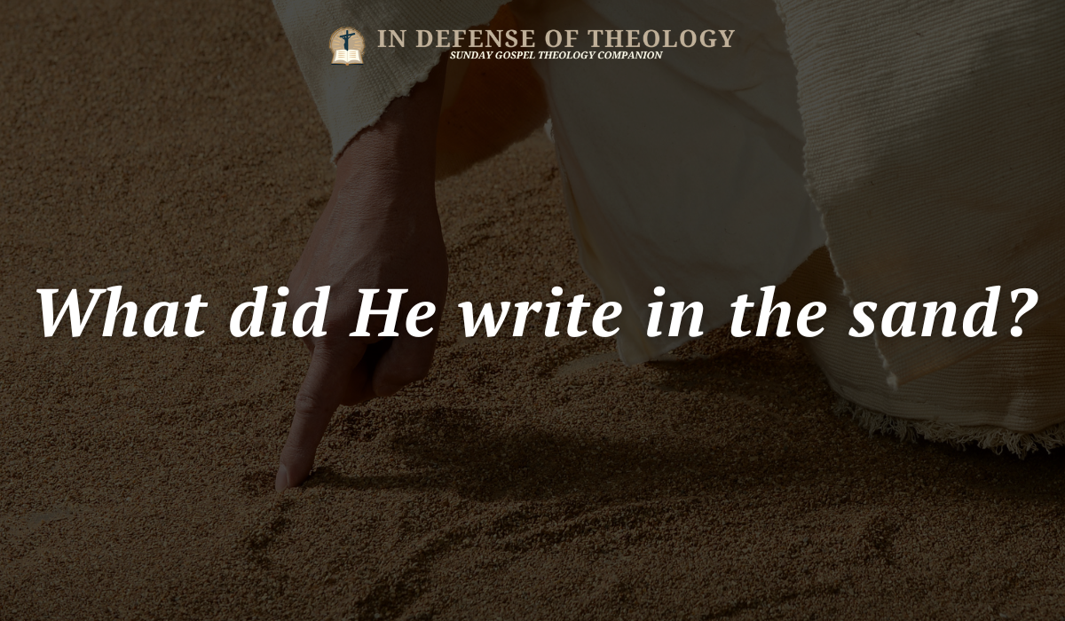 Writing In The Sand What Did Jesus Write In the Sand? - by Donald Paul Maddox