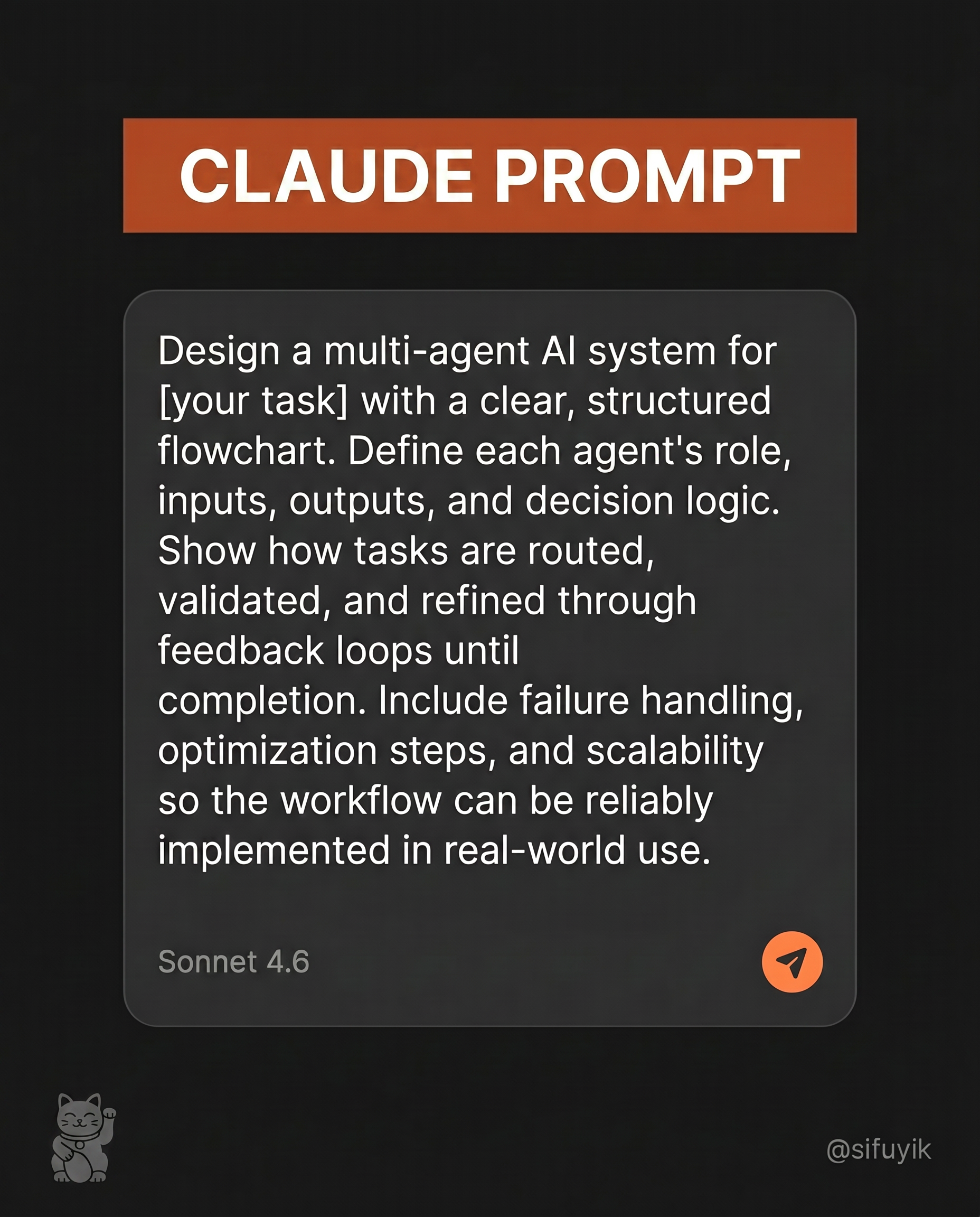Build You AI Agent Workflow with this prompt