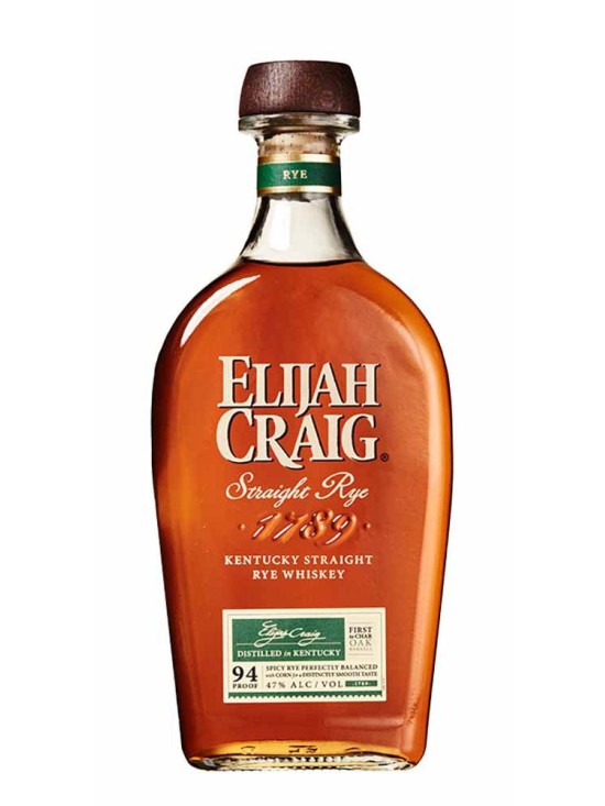 Whisky ELIJAH CRAIG Rye 47% 70cl