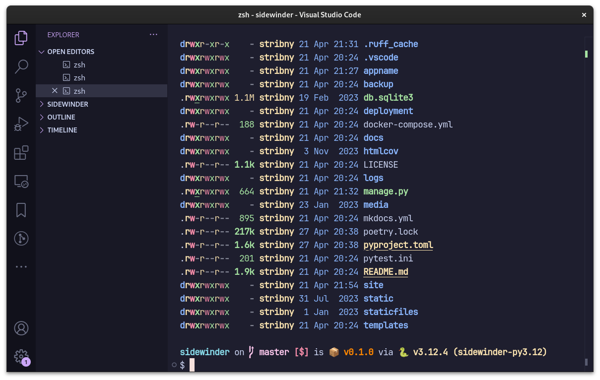 Terminal as an open editor in VSCode - by Petr Stribny