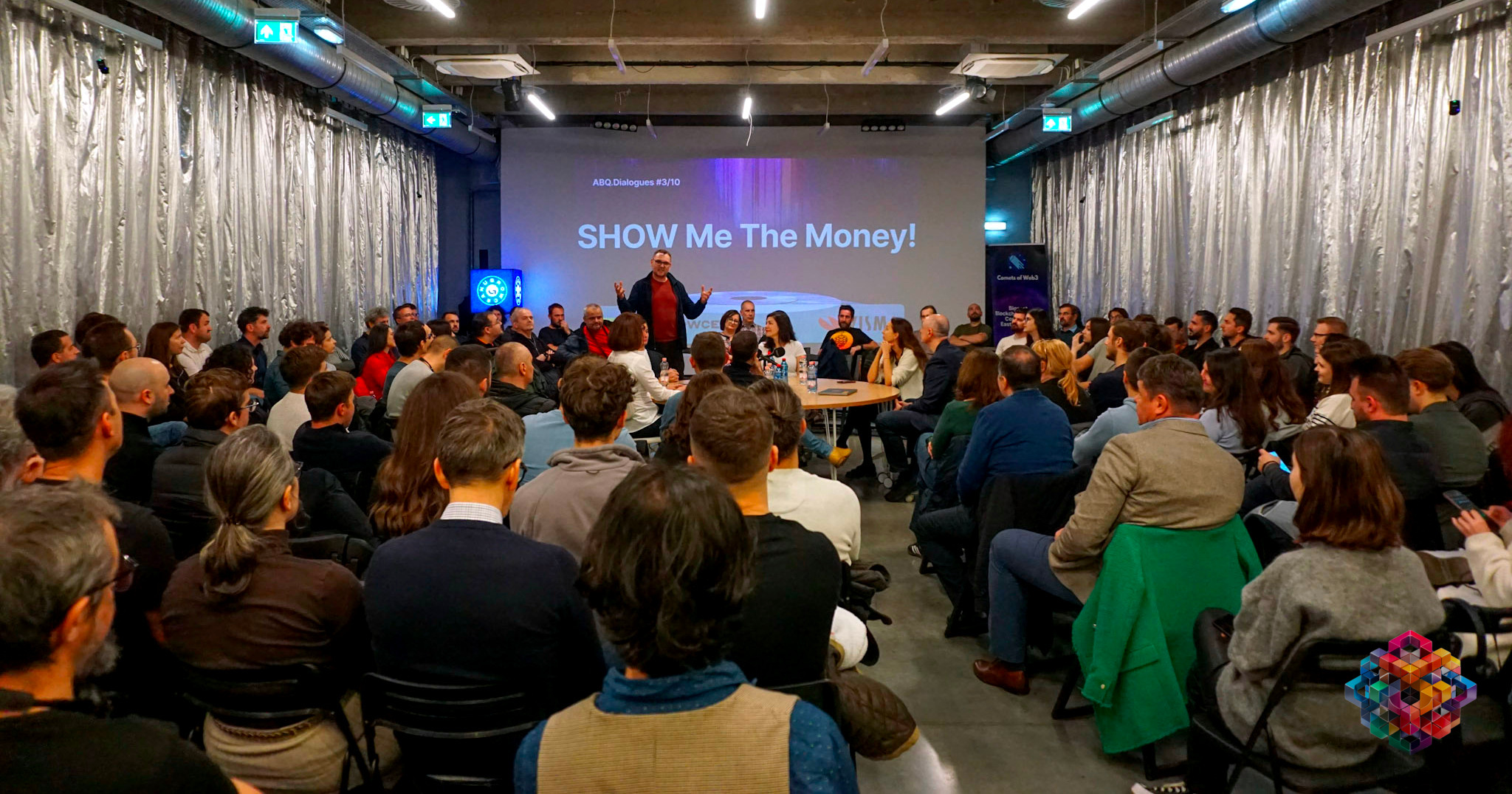 ABQ Dialogues #3 panel on AI economics and blockchain in Timișoara