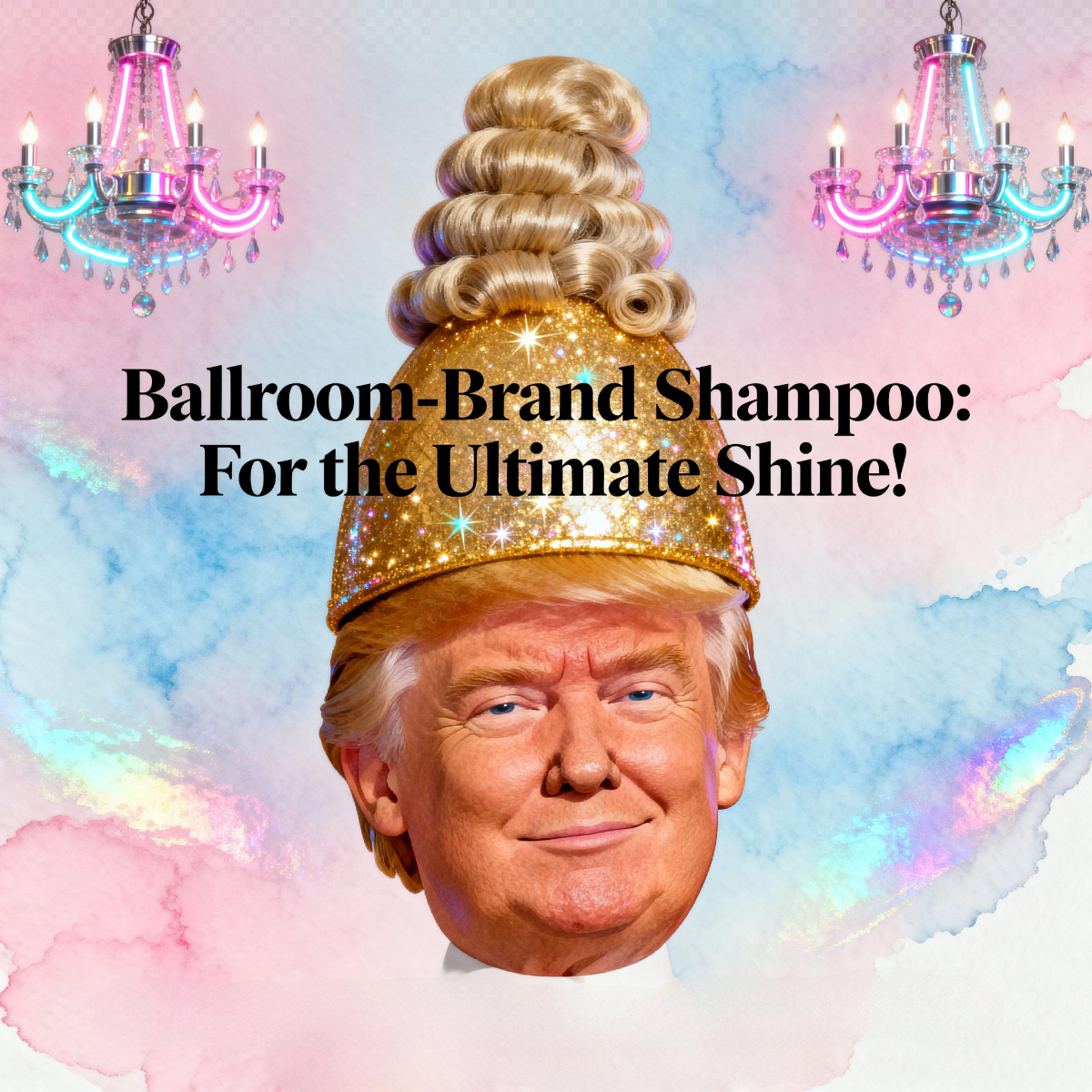 Magick Mica Trump parody art