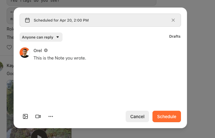 How to Schedule Notes on Substack (2026 Guide) - by Orel
