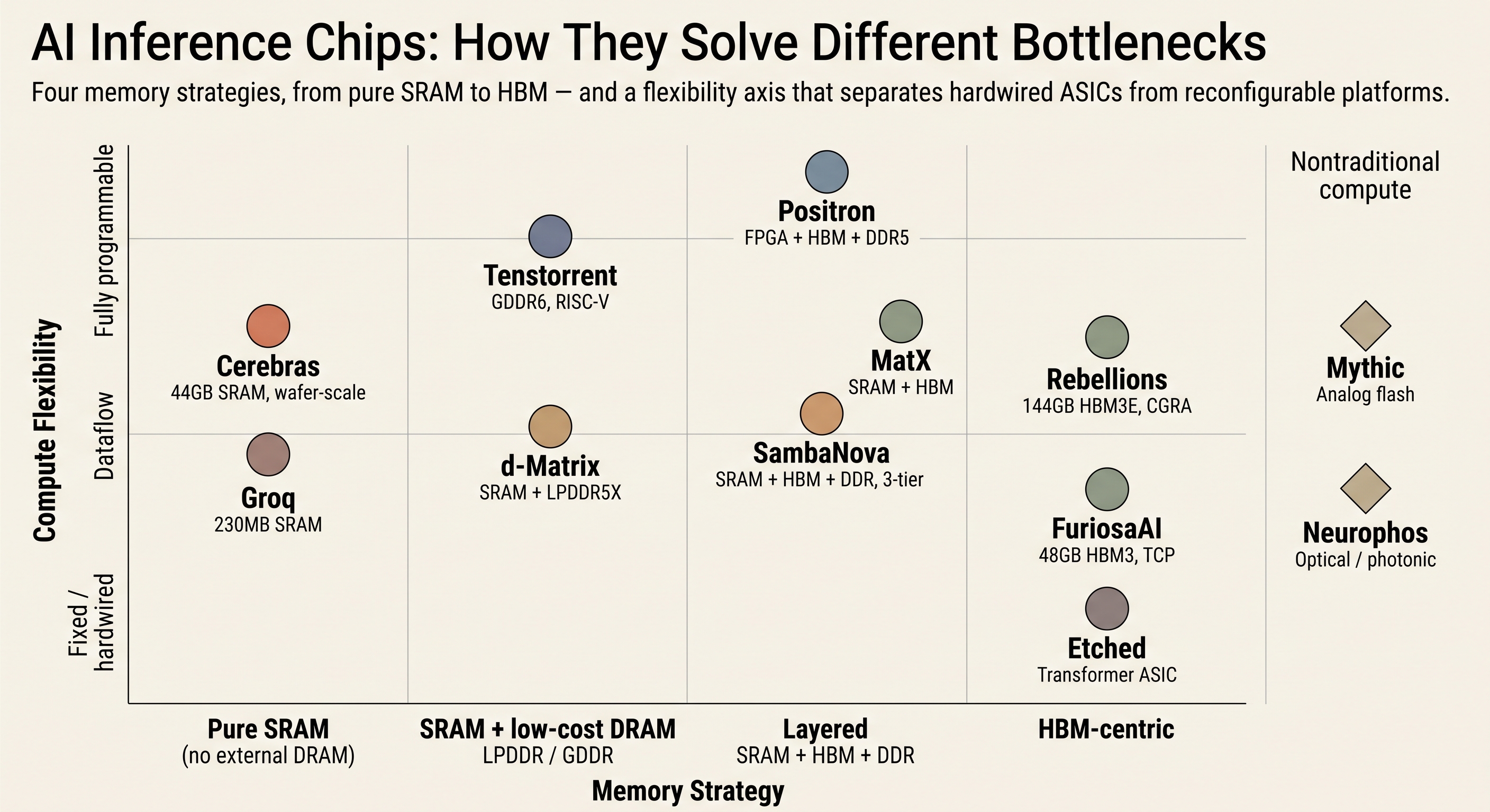 Three bottlenecks of inference