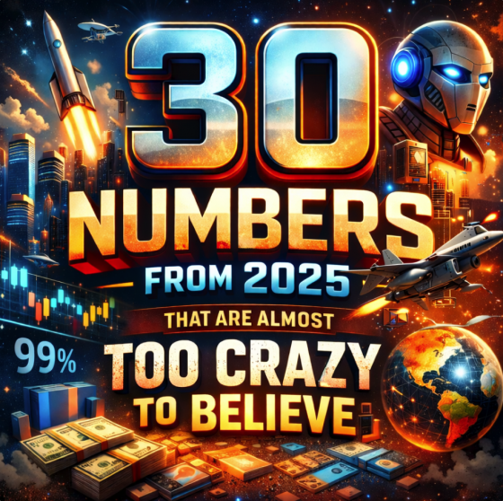 30 Numbers From 2025 That Are Almost Too Crazy To Believe