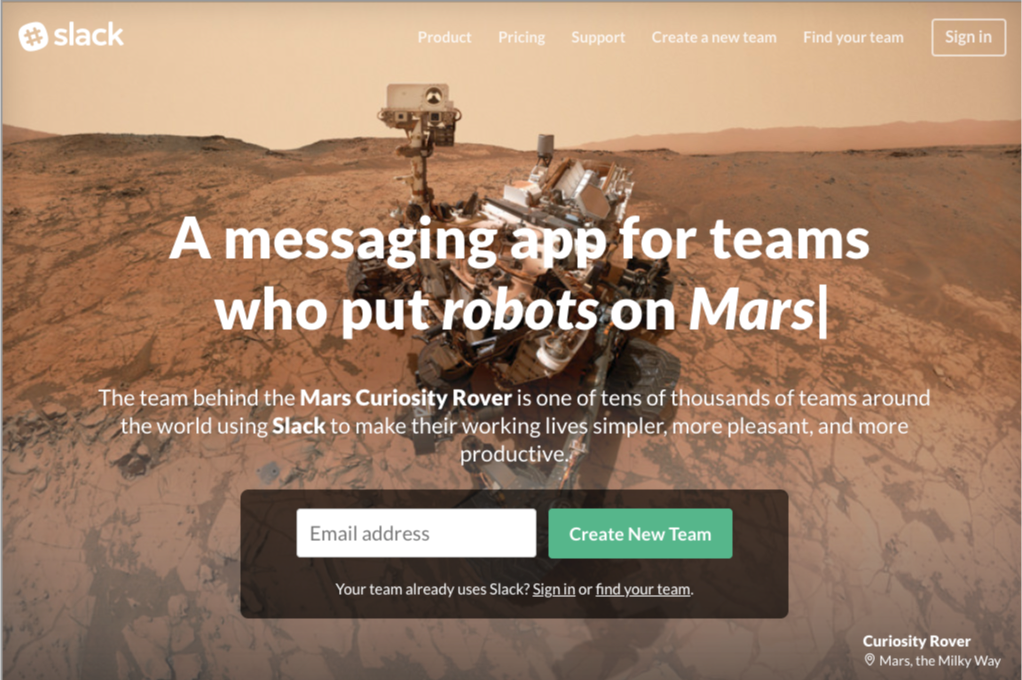 Series F (2016) ,  “Teams who put robots on Mars”