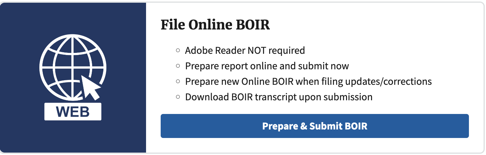 Changing a Previously Filed BOI Report