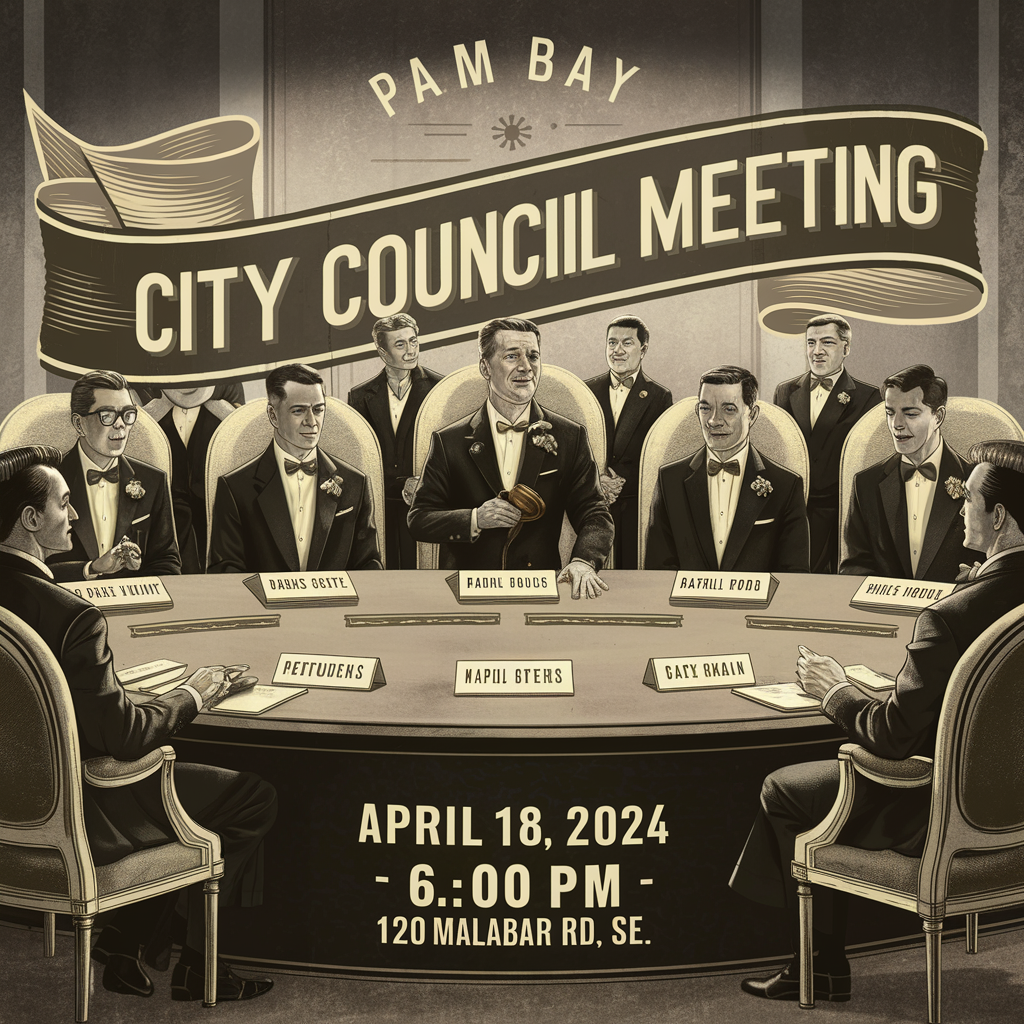 Image for article: Palm Bay City Council Meeting: Key Decisions on the Horizon 🌧️🏗️