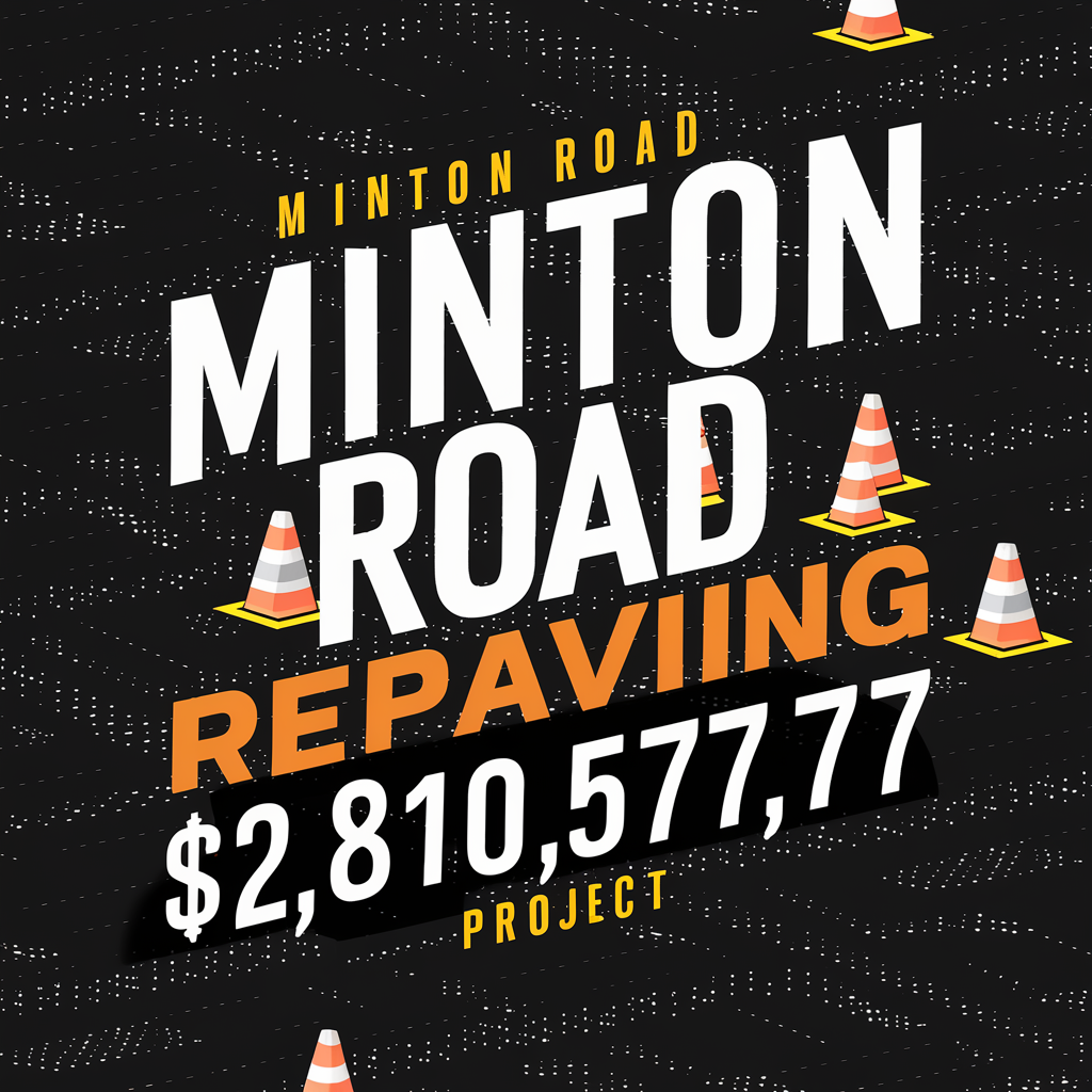 Image for article: 🌴Minton Rd. and Waco Blvd. Paving Project: Bid Opening Reveals Competing Offers 🚧🛣️