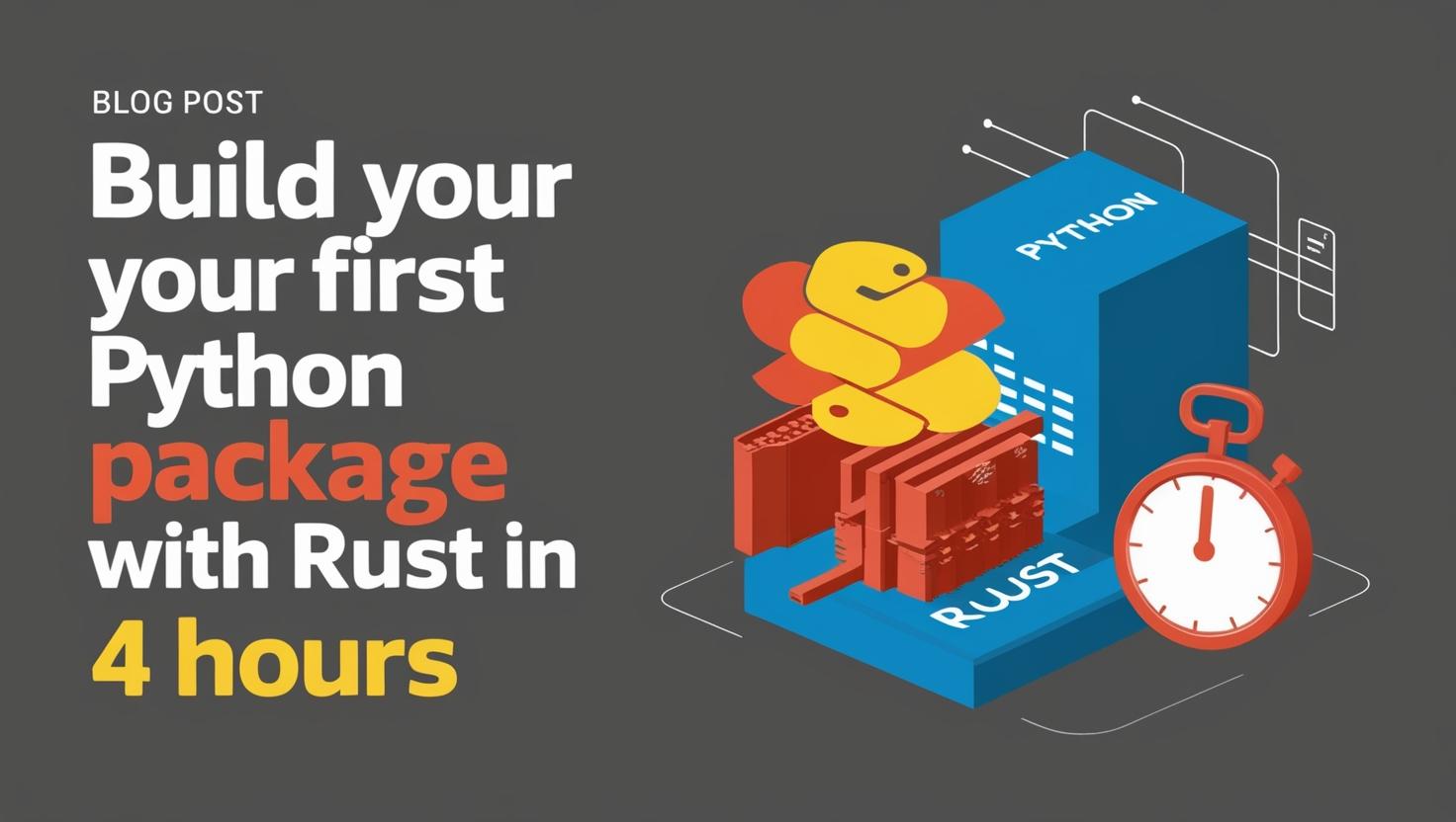 Build Your First Python Package with Rust In 4 Hours