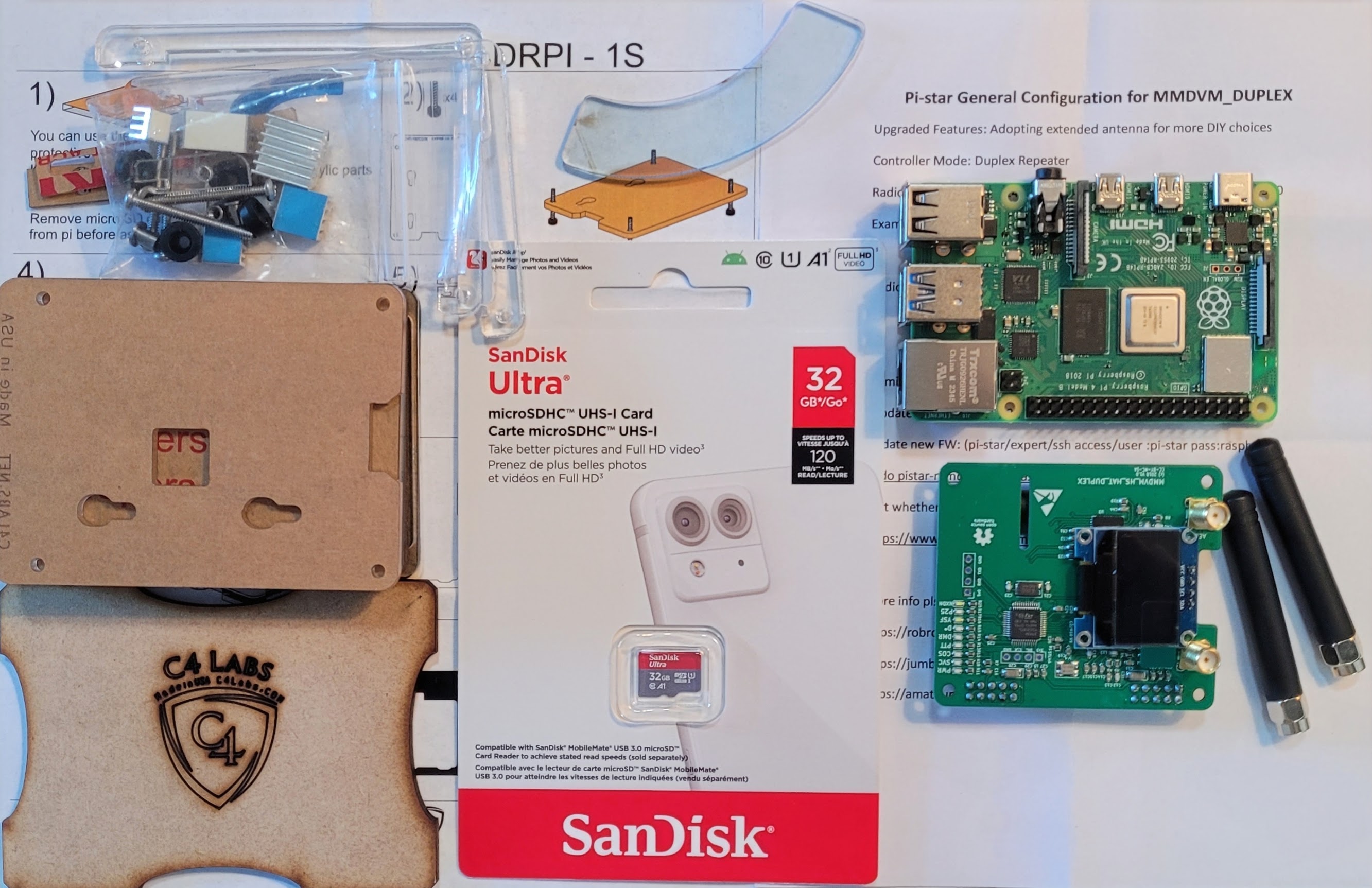 All the parts except the power supply