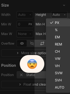 Website Sizing Made Simple: When to Use PX, REM, %, and VW 📏