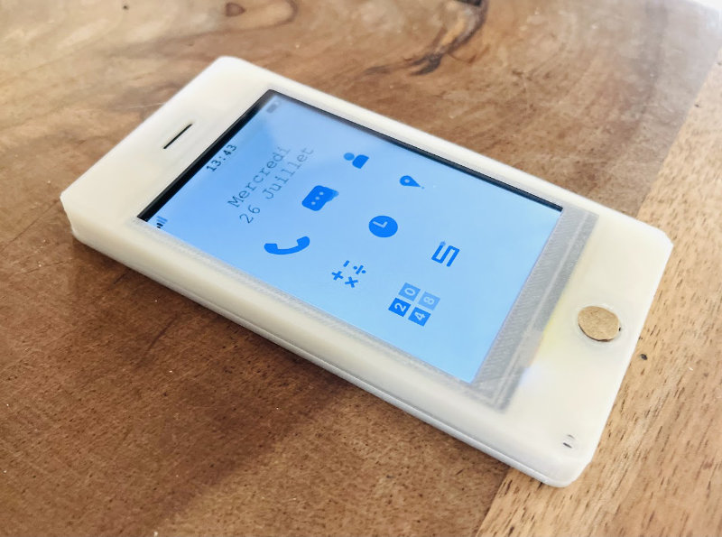 Un prototype de smartphone