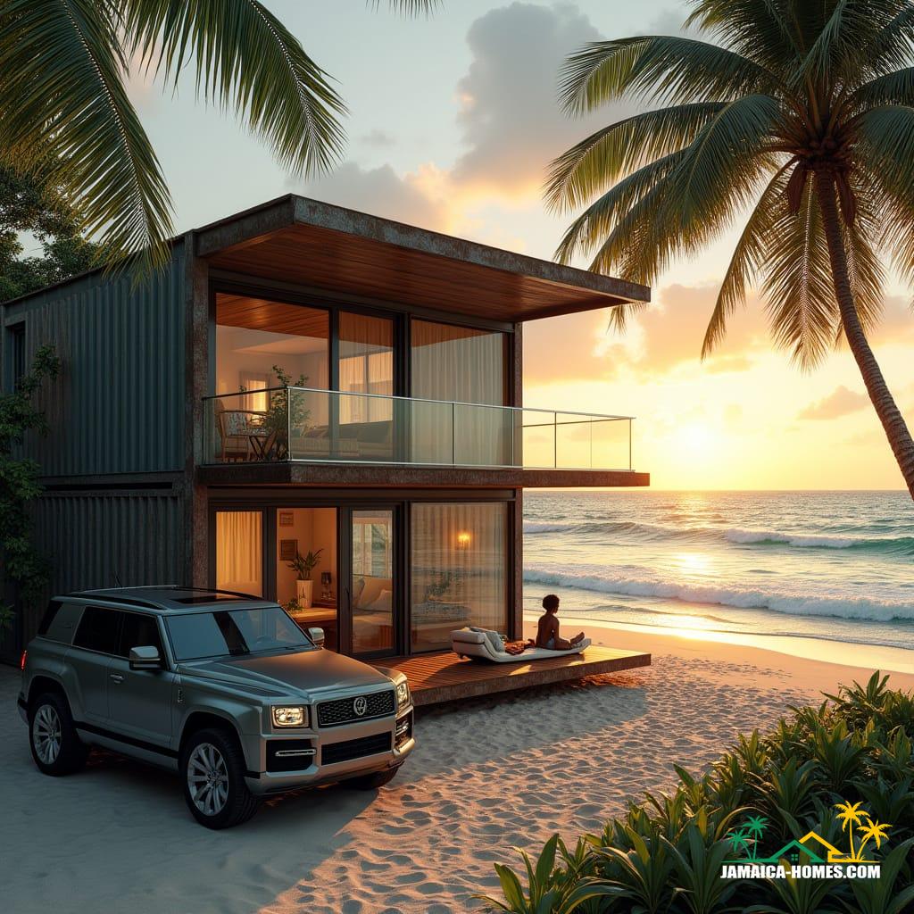 North Coast Beachfront Double-Story Container Home