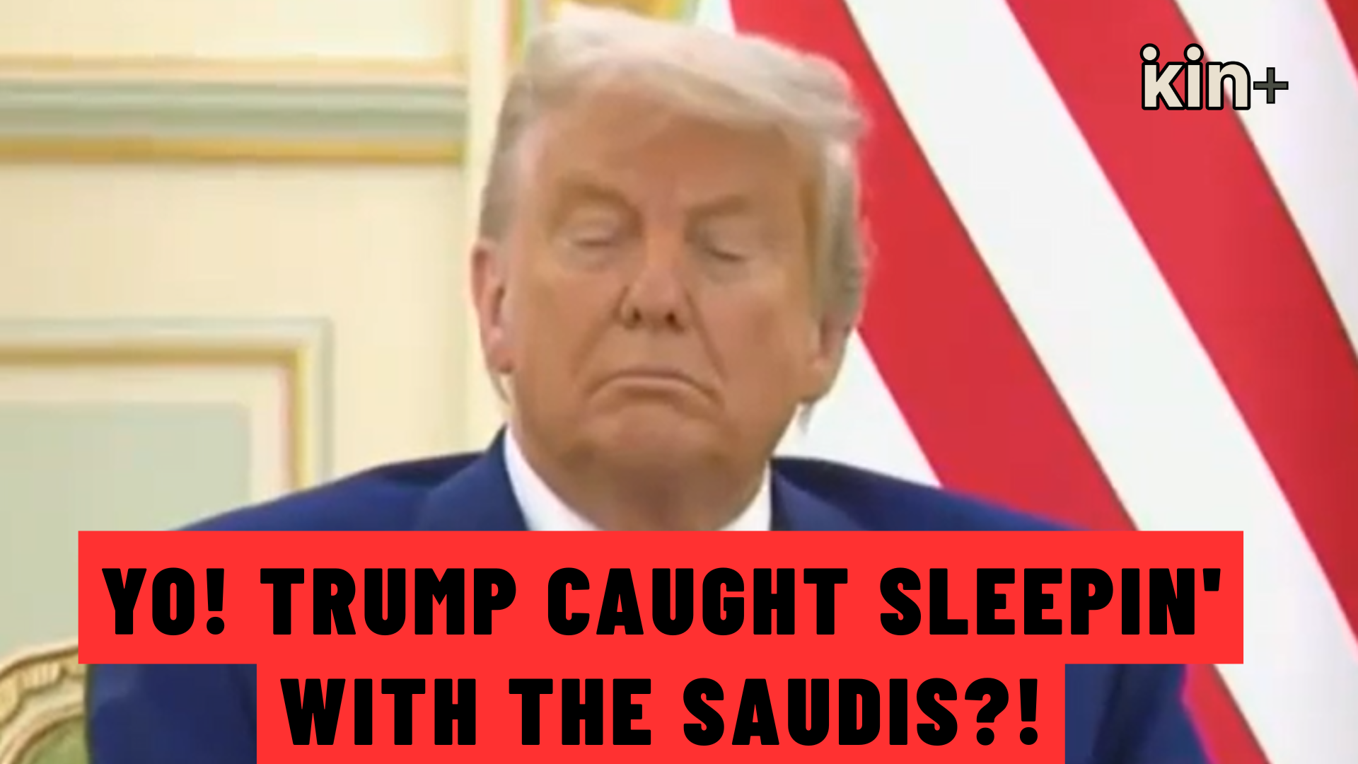 Trump Caught Sleepin' During A Signing Ceremony