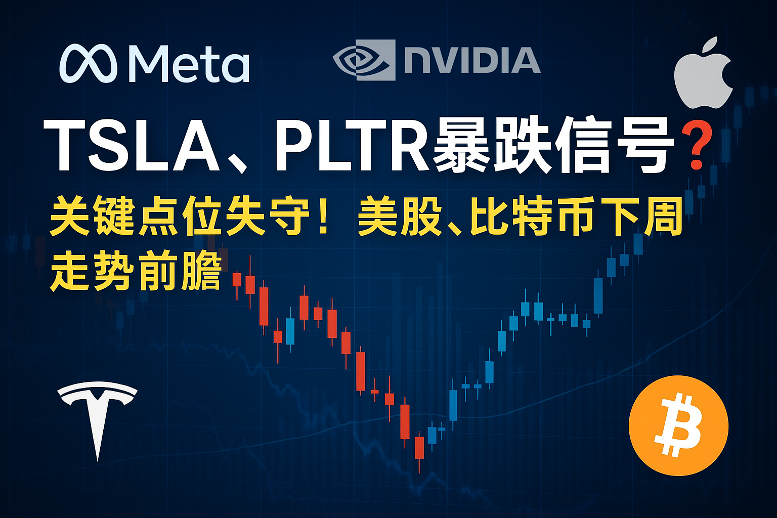 TSLA、PLTR暴跌信号？关键点位失守！美股、比特币下周走势前瞻- by XBroadcast