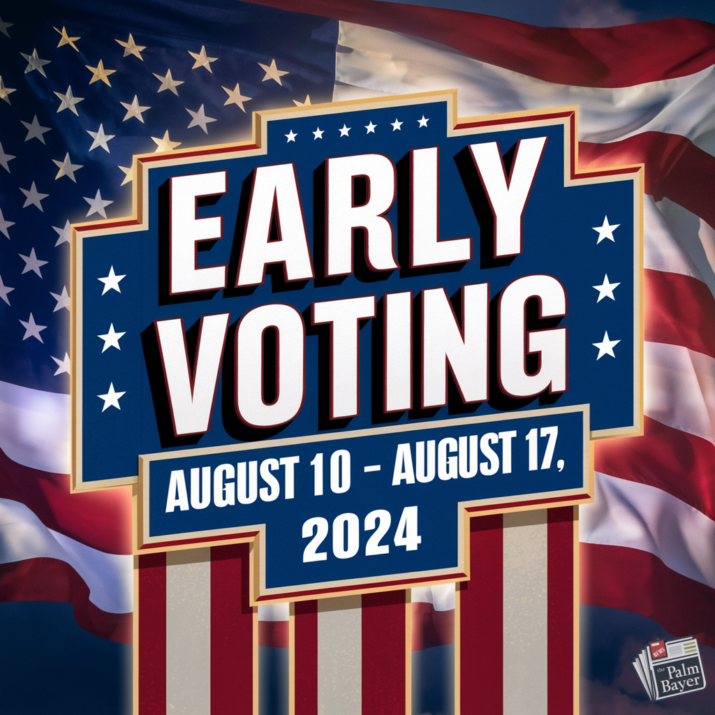Image for article: Palm Bay Primary Election: Your Guide to Early Voting 🗳️