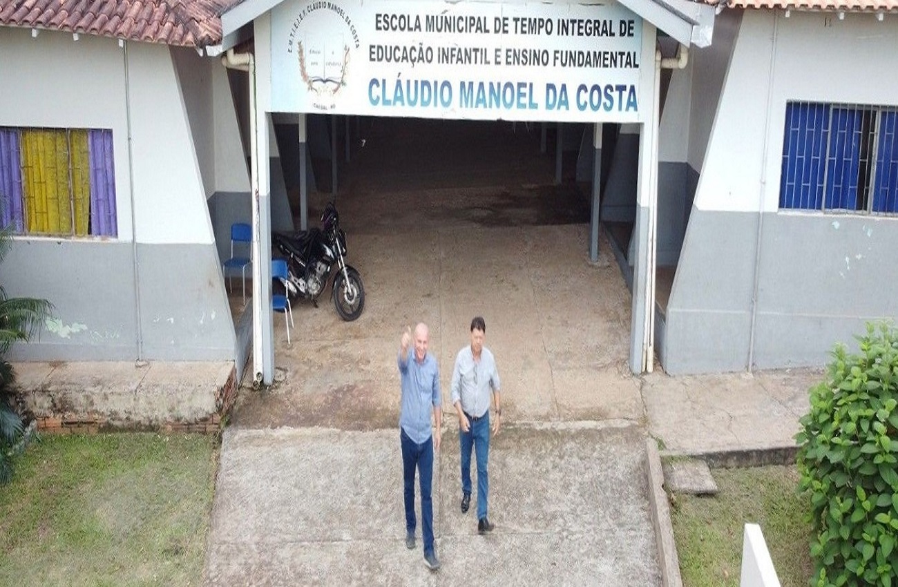 Escola Cláudio Manoel da Costa, em Cacoal, será reformada com recursos de Ezequiel Neiva