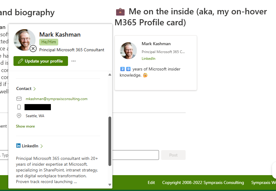 Who are you (at work)? - by Mark Kashman - The KashBox