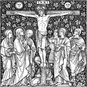 Crucifixion_woodcut