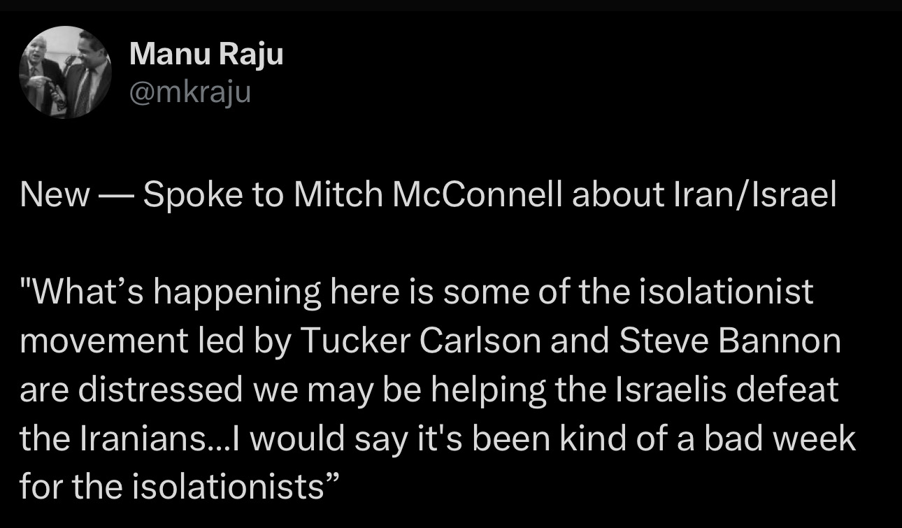 Ryan Grim on Substack: "Mcconnell still coming out in top. Incredible ...