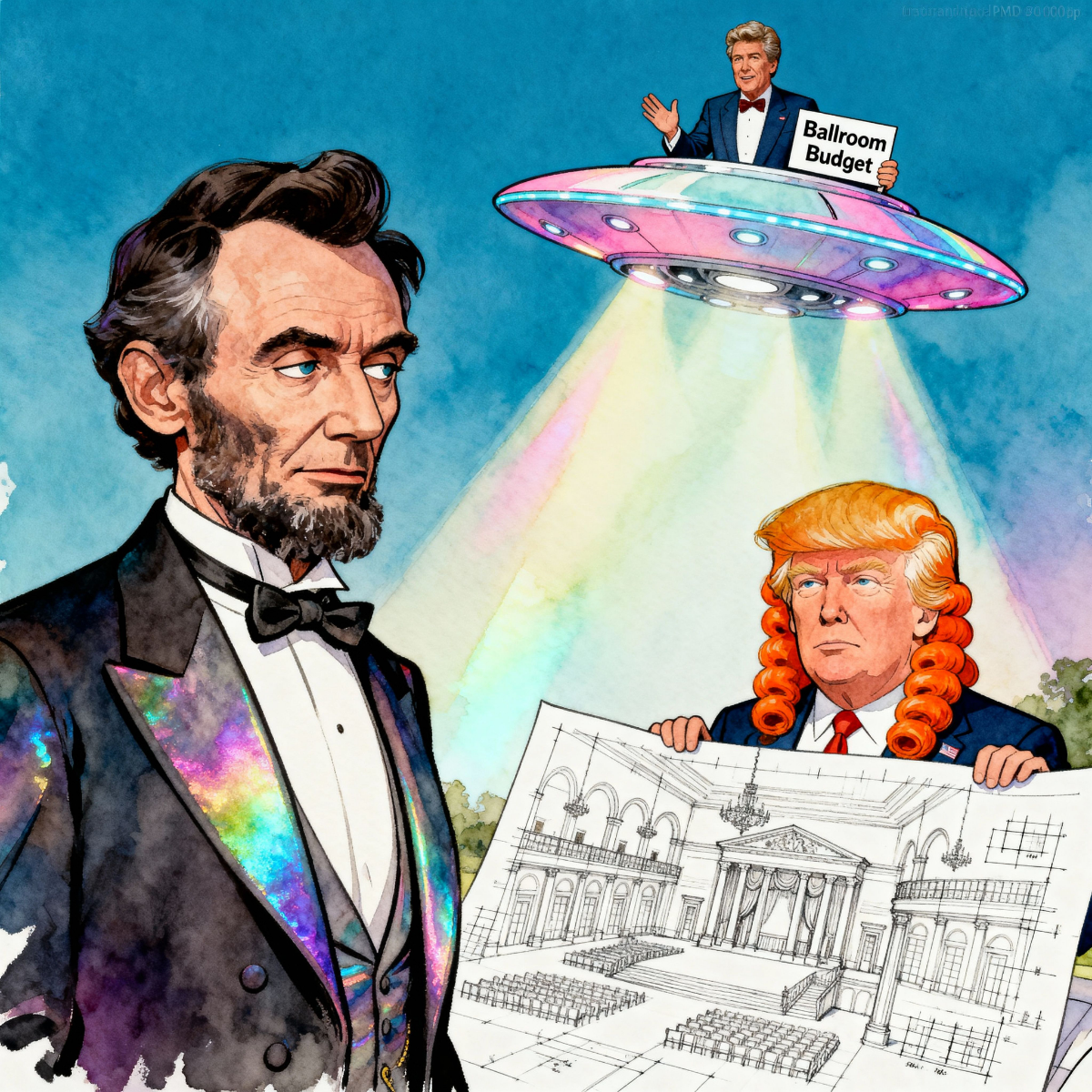 Magick Mica Trump parody art