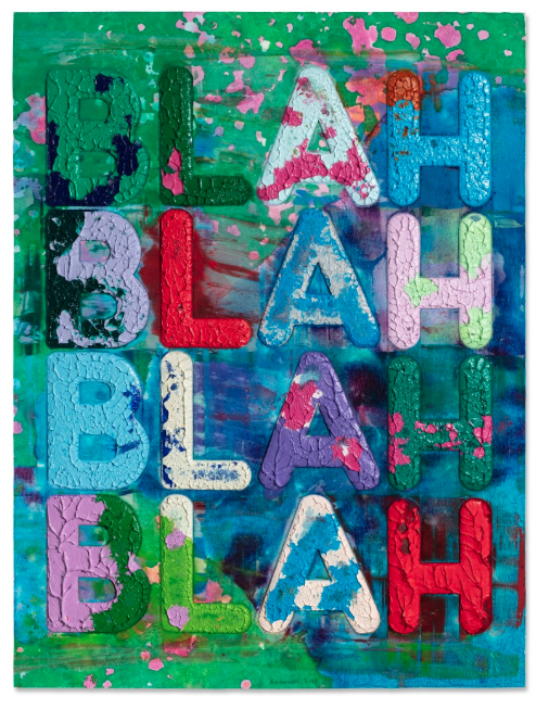 Mel Bochner, Blah Blah Blah