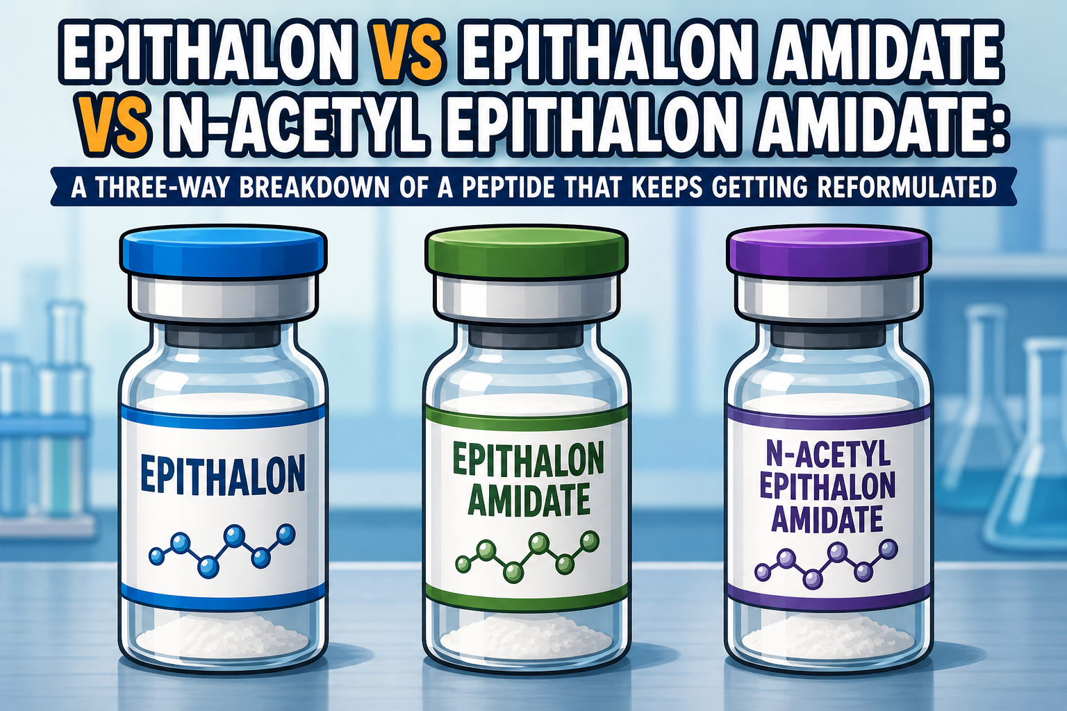 Amidate Formula Epithalon vs Epithalon Amidate vs N-Acetyl Epithalon Amidate: A Three ...