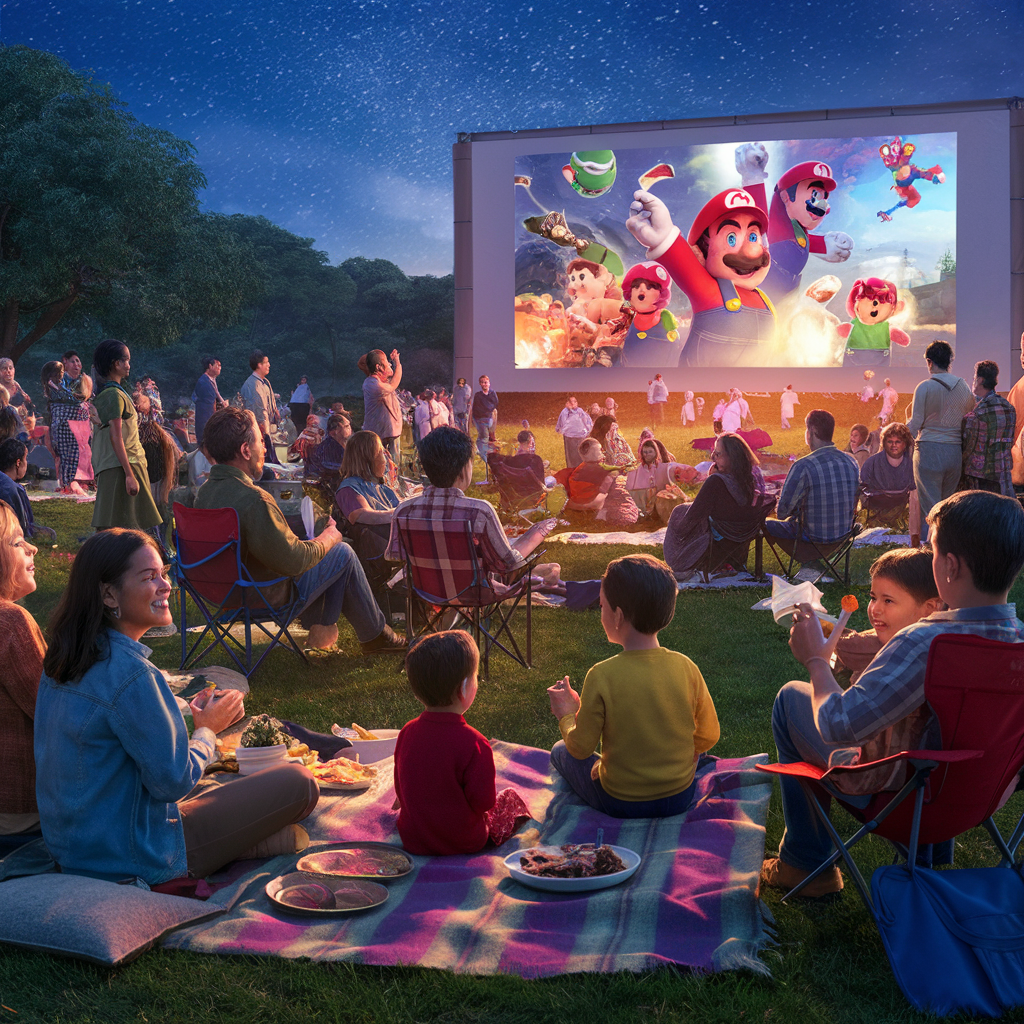 Image for article: 🎬 Free Family Fun Under the Stars: Movie in the Park Featuring “The Super Mario Bros. Movie”