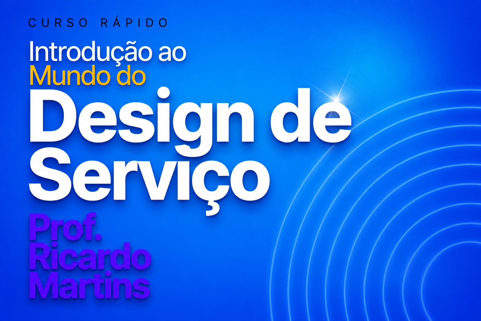 Imagem de capa do artigo Curso Introdutório sobre o Mundo do Design de Serviço