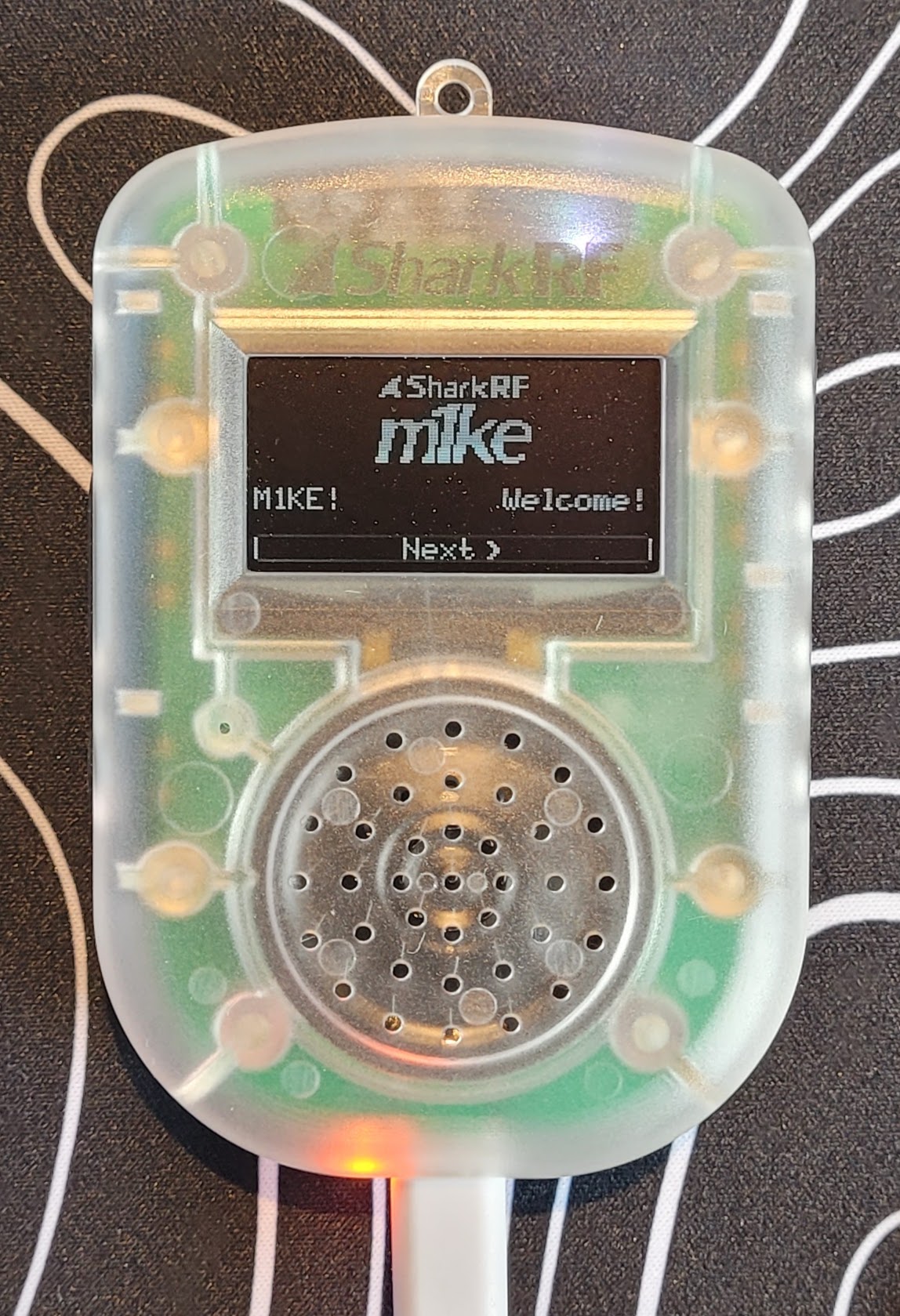 Powering up the m1ke for the first time