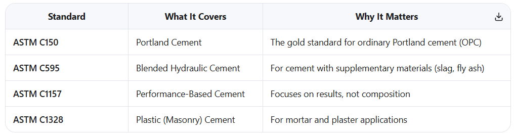 Cement Testing Standards Guide: ASTM vs EN vs BS | Quality Control