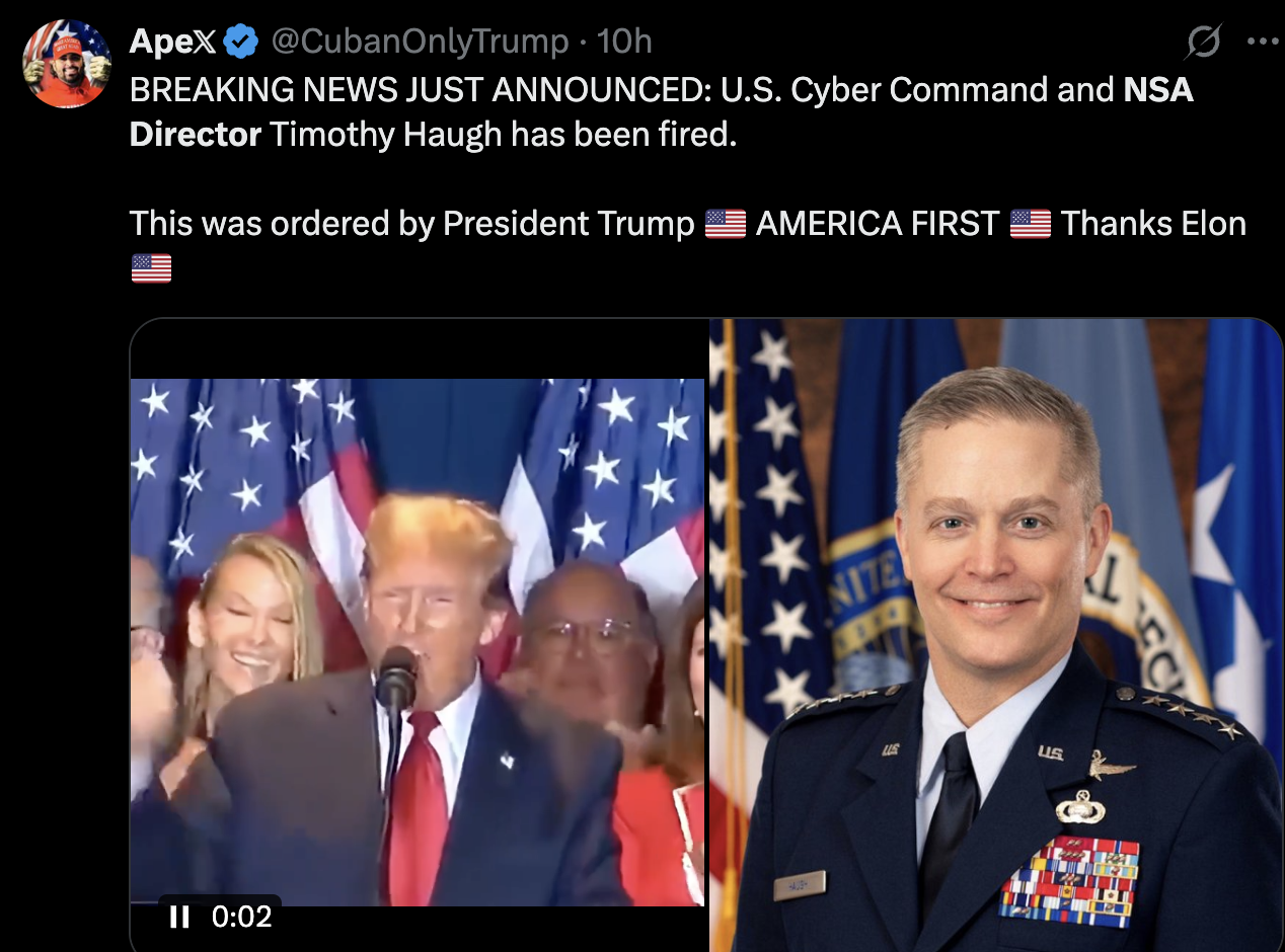 Will Trump Bust NSA? – Part One – Call Data Records Leak, Nakasone Next?