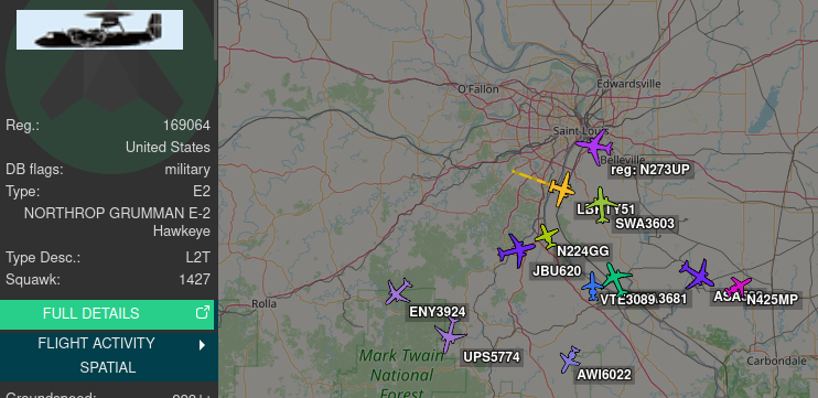Offline ADS-B Decoder with Mapping - by MidwestFieldOps