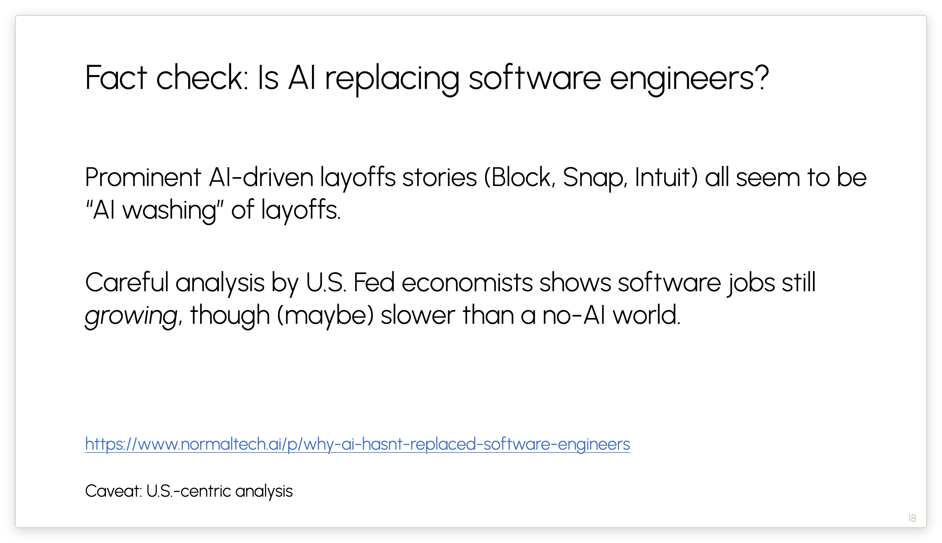 Fact check: Is AI replacing software engineers?