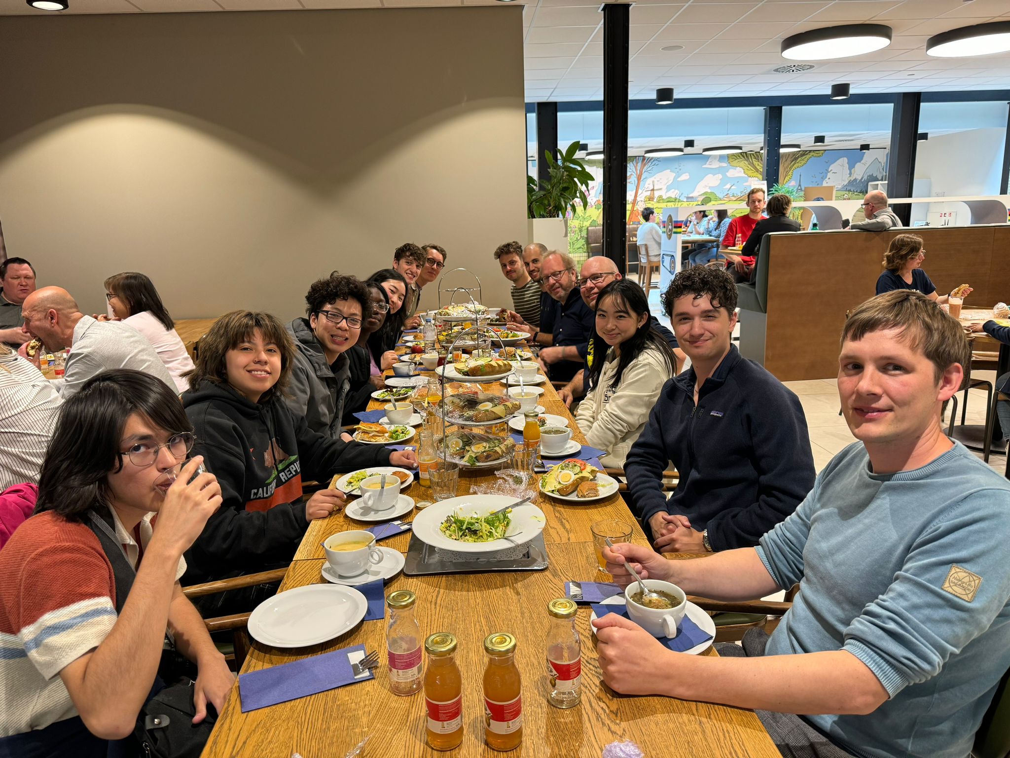 Lunch with the Gazelle team