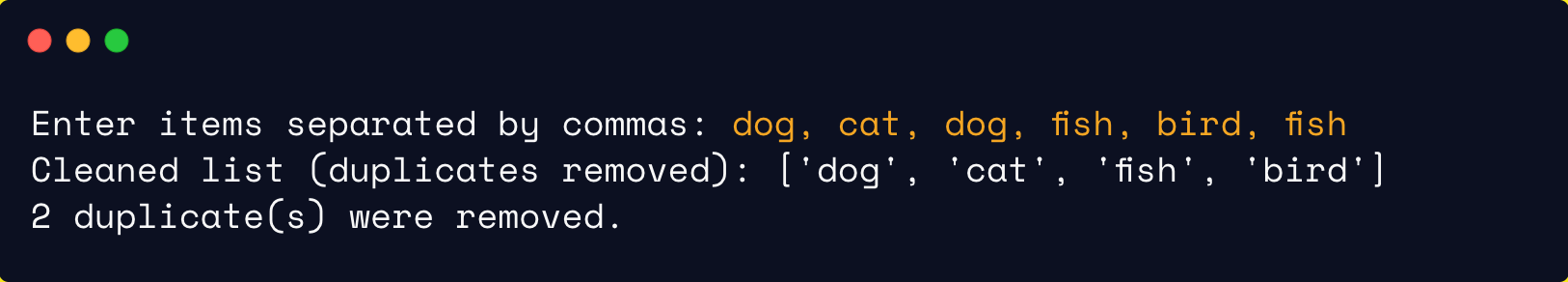 Remove duplicates from a list in Python - by Ardit Sulce