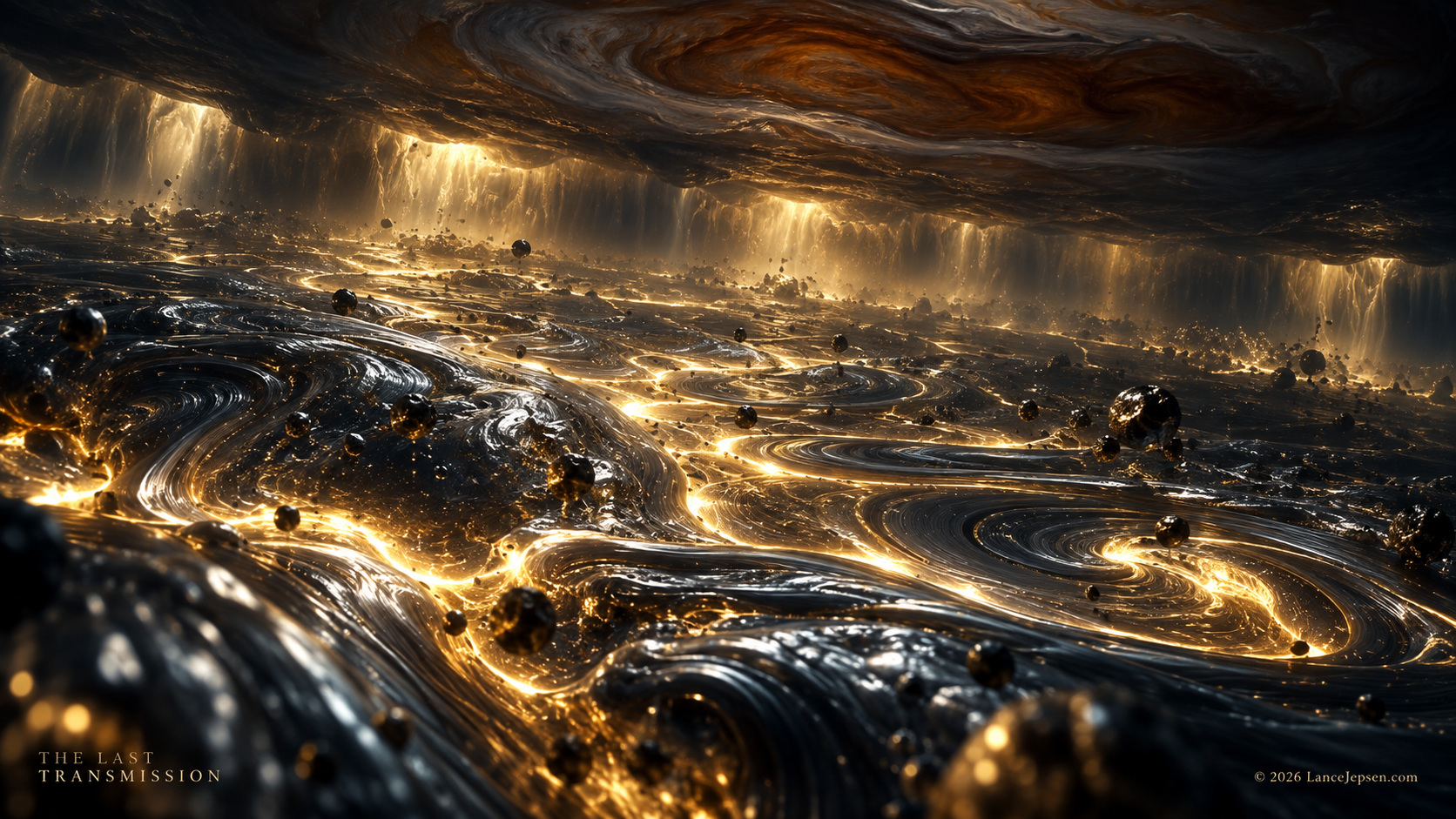 Conceptual cross-section of Jupiter showing deep conducting hydrogen