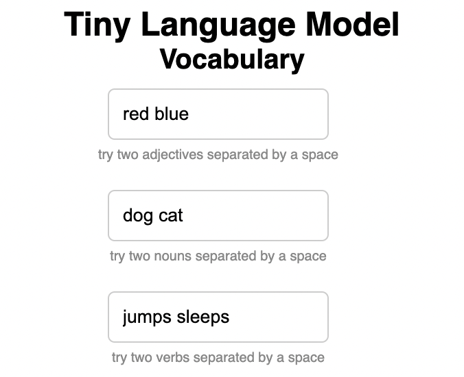 Tiny Language Model - John Mayo-Smith's Substack
