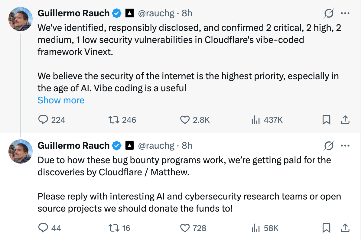 The Pulse: Cloudflare rewrites Next.js as AI rewrites commercial open ...