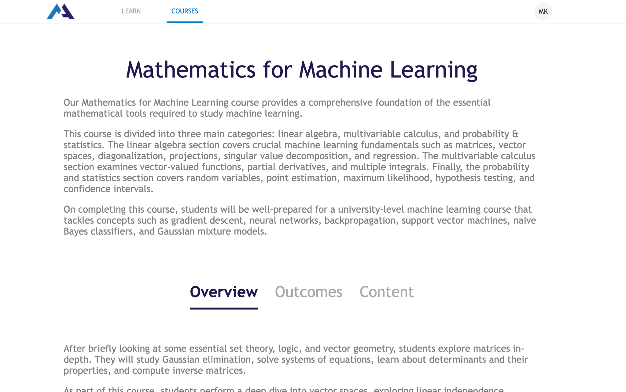 My Honest Review of Math Academy (Including Their Machine Learning Math ...