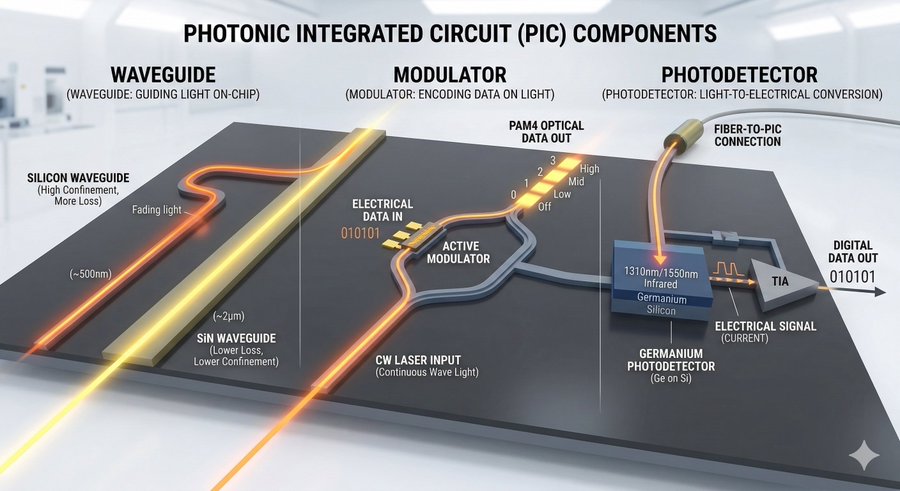 Figure 3: PIC (Photonic IC) architecture