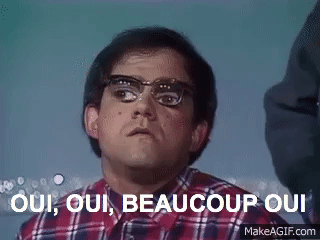 Oui, oui, beaucoup oui on Make a GIF