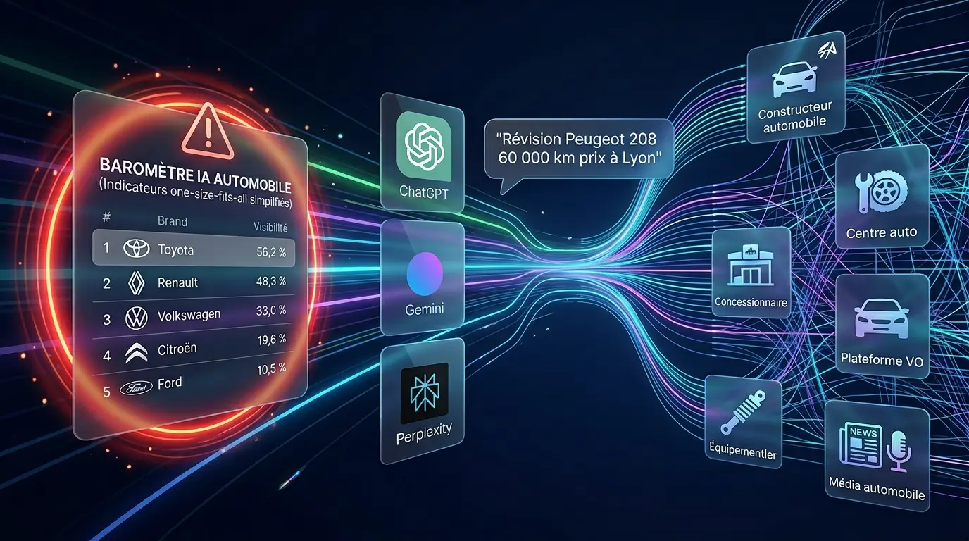 Visibilité IA dans l'auto : arrêtons les études one-size-fits-all