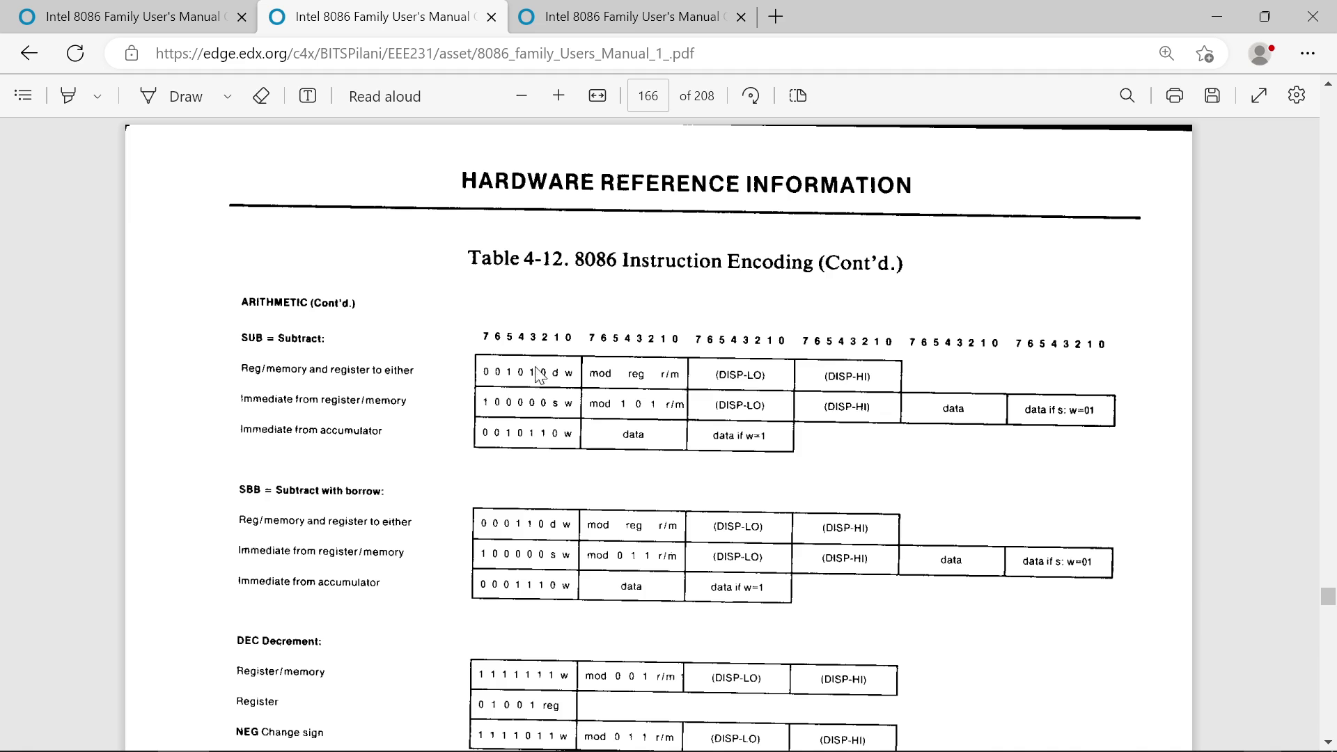 Opcode Patterns in 8086 Arithmetic - by Casey Muratori