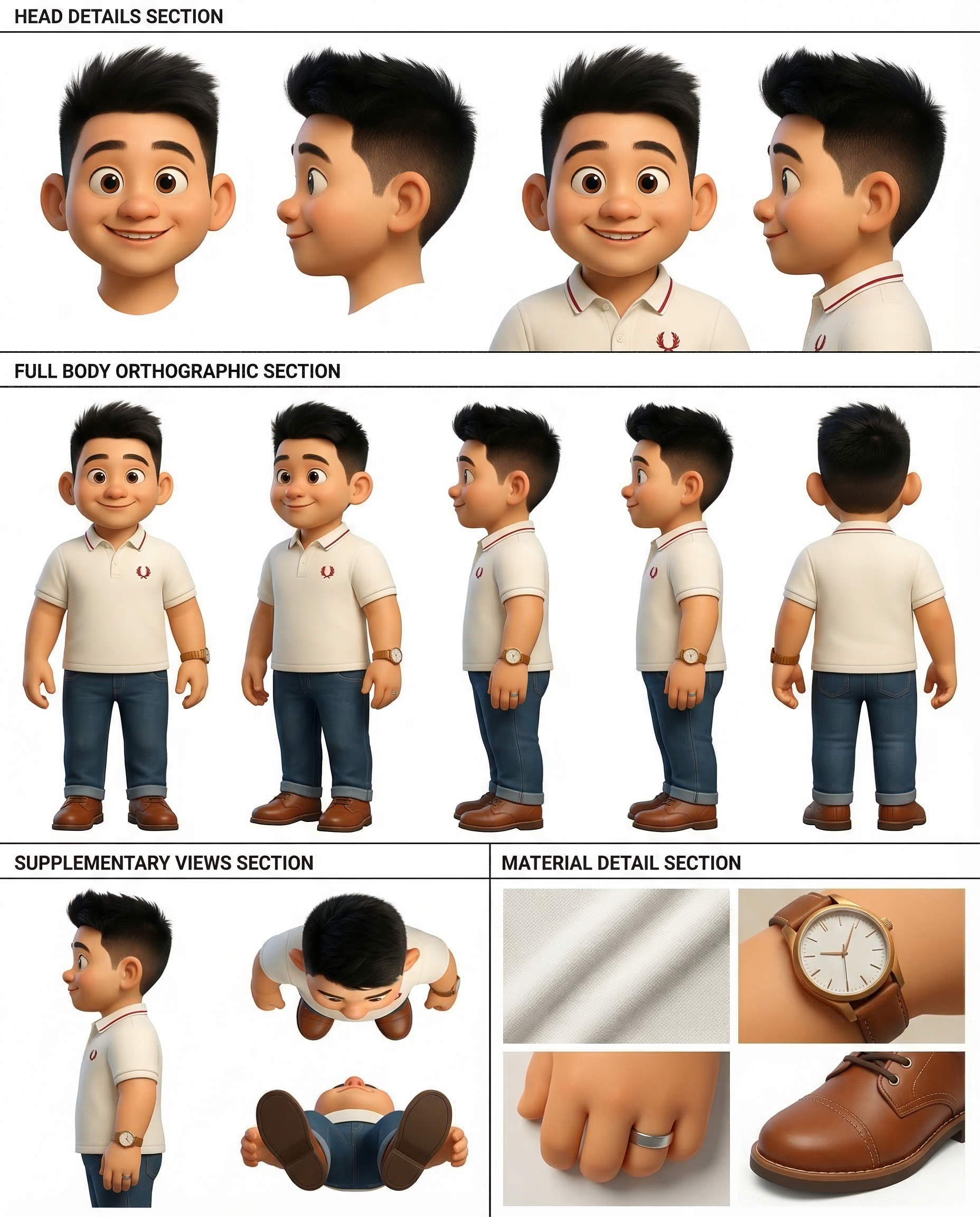 Consistent Character Design CHARACTER CONSISTENCY DESIGN SHEET ( MATR