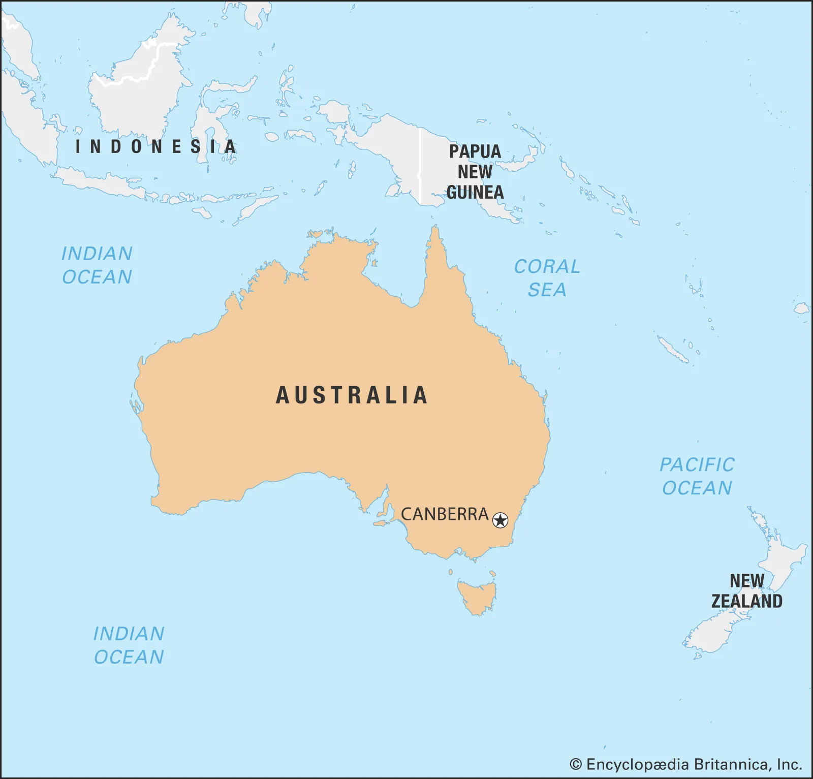 Map of Australia
