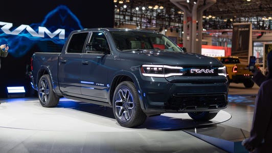 2025 Ram 1500 REV Tungsten at NY Auto Show